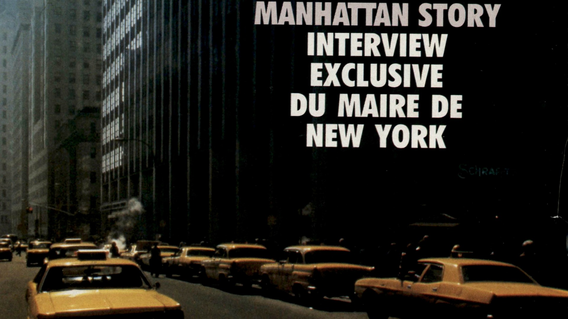 Manhattan Story : une interview exclusive du maire de New York poster