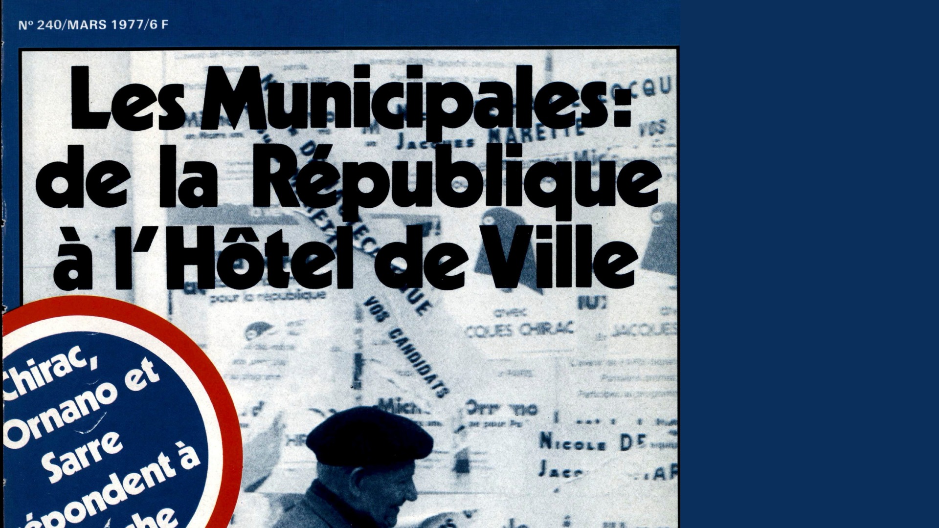 Les Municipales: de la République à l'Hôtel de Ville poster
