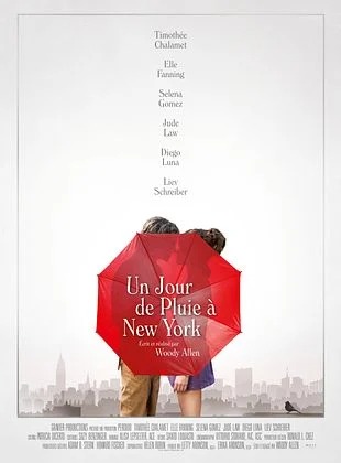 Un jour de pluie à New York, de Woody Allen poster