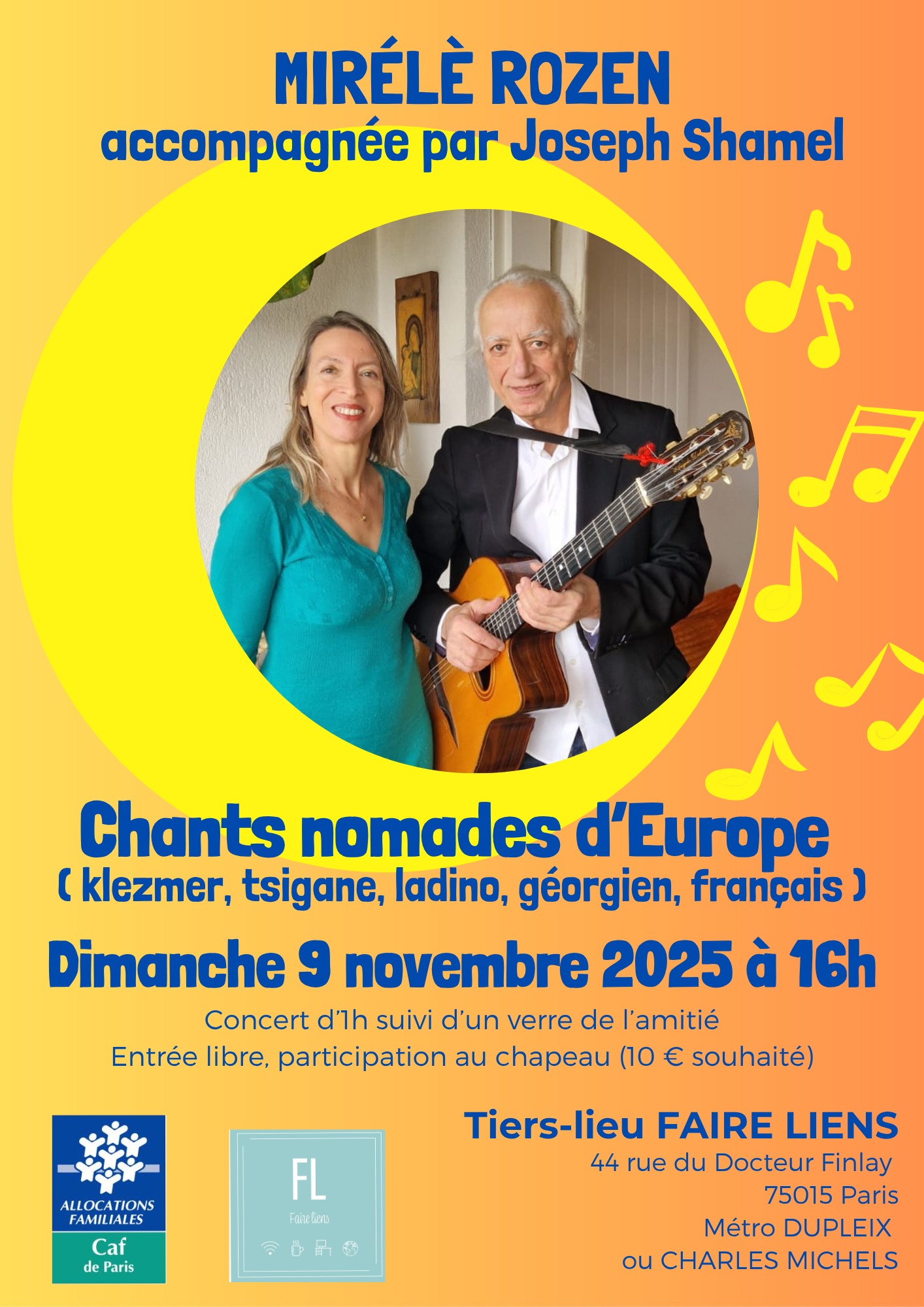 Chants nomades d'Europe poster