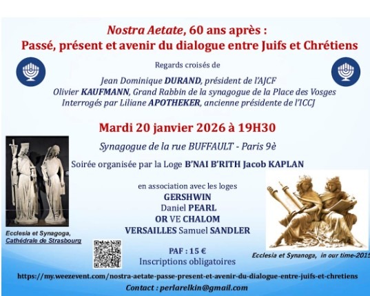 Nostra Aetate, 60 ans après : passé, présent et futur du dialogue entre juifs et chrétiens thumbnail