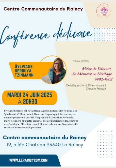 Moïse de Tétouan, sa mémoire en héritage 1492-1962    poster