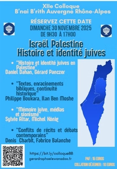 12ème Colloque B'nai B'rith Auvergne Rhône Alpes thumbnail