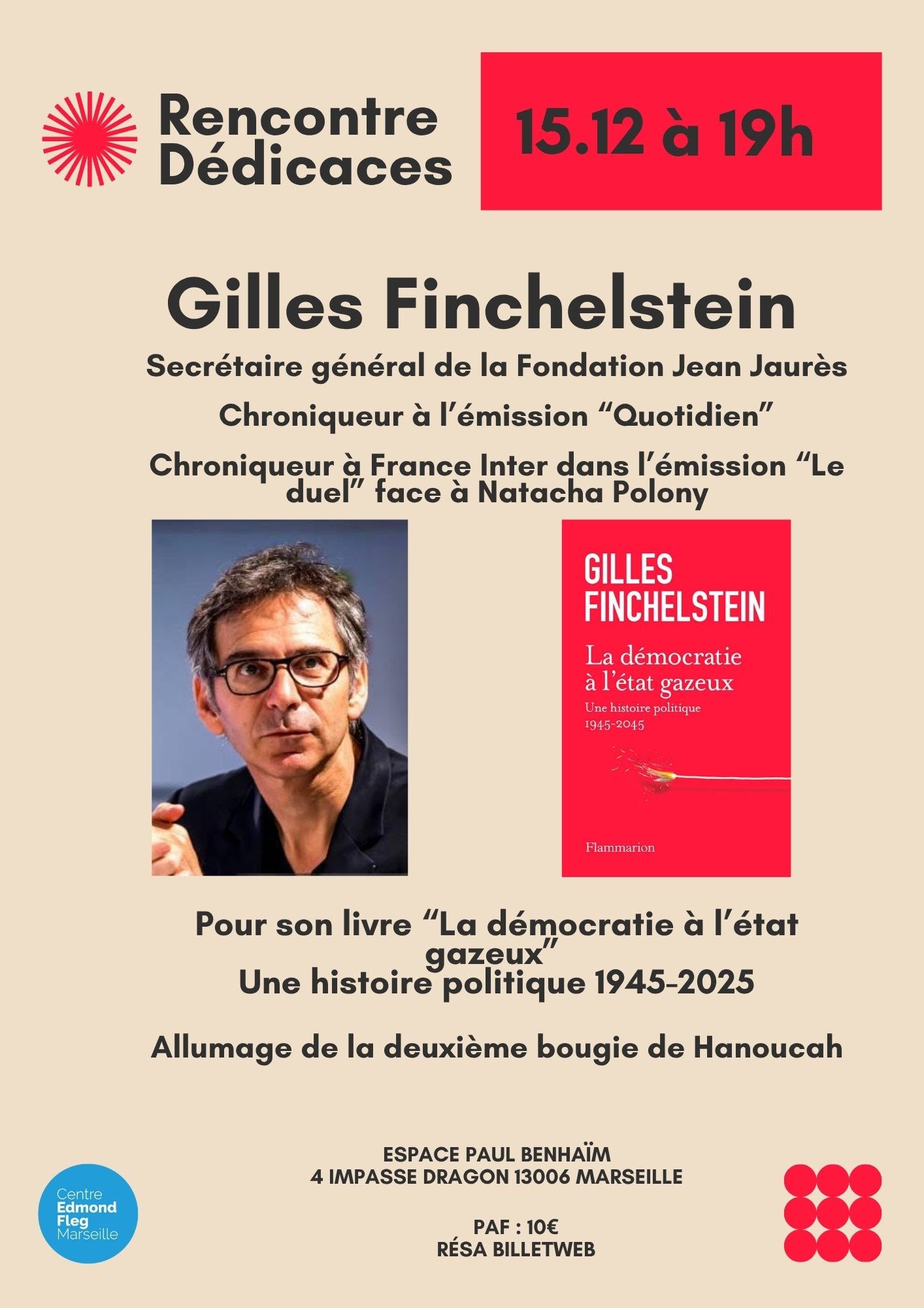 Rencontre avec Gilles Finchelstein poster