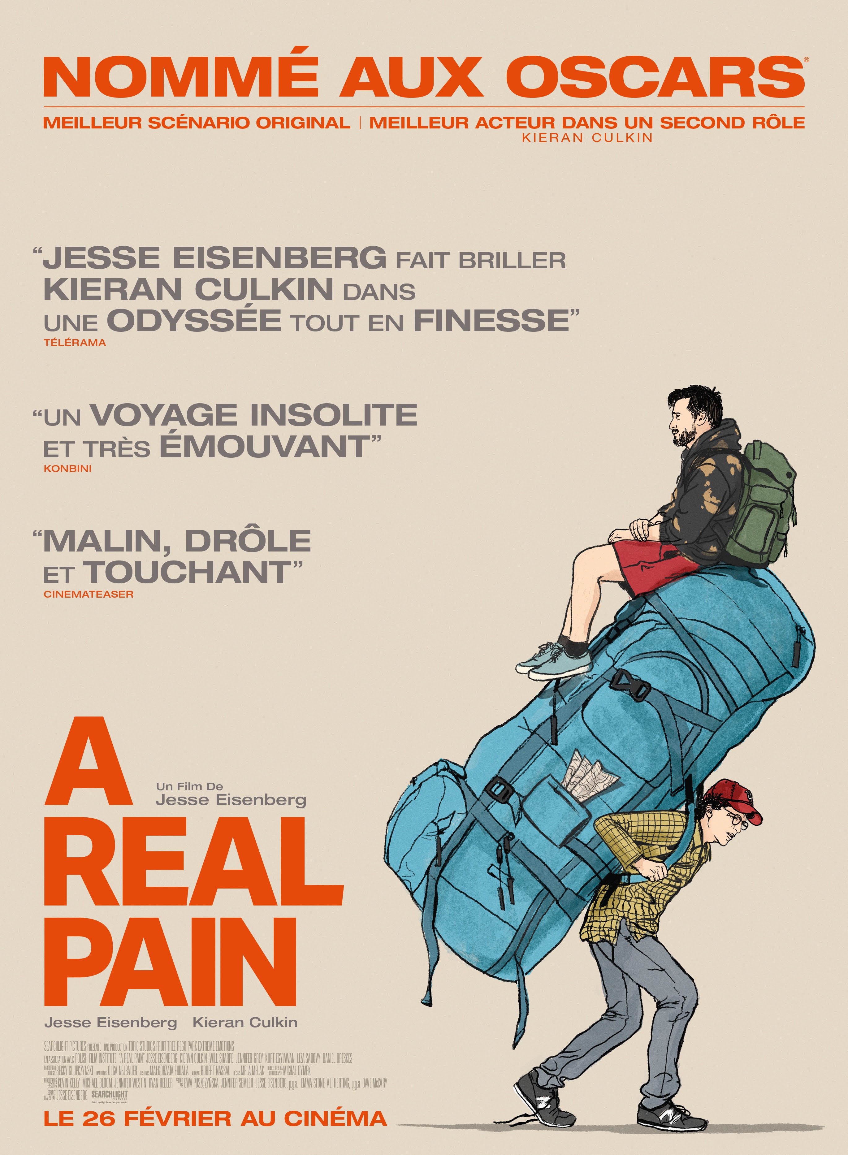 A real Pain, de Jesse Eisenberg poster