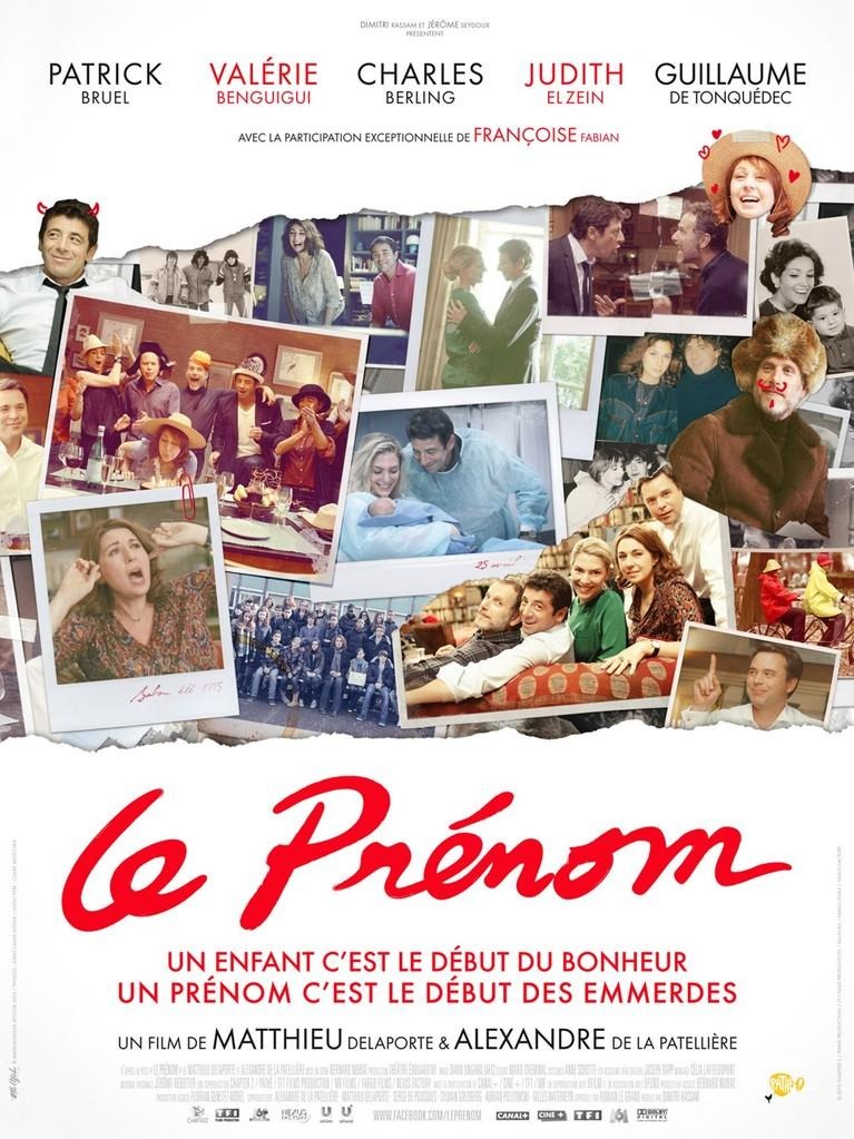 Le prénom, de  Matthieu Delaporte et Alexandre de La Patellière   poster