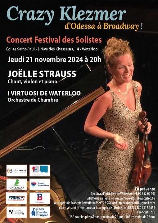 Crazy Klezmer! D'Odessa à Broadway!, avec Joëlle Strauss thumbnail